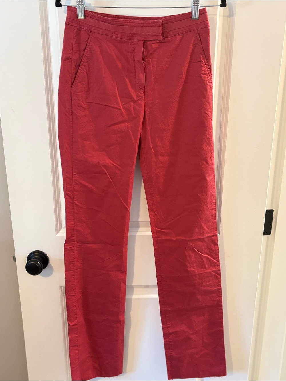 Luisa Spagnoli brick red Straight-Leg Pants